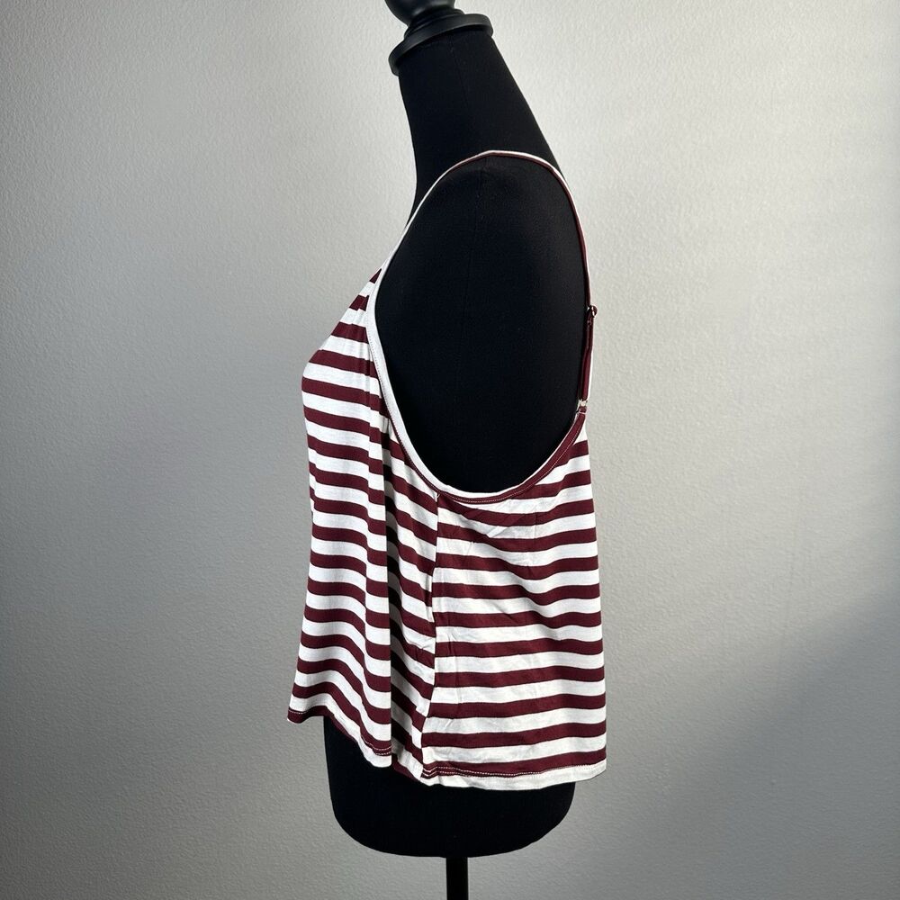 Free People Intimately Bundle Of 2 Casual Crop Tee & Striped Tank Both Womens XL - Picture 9 of 16